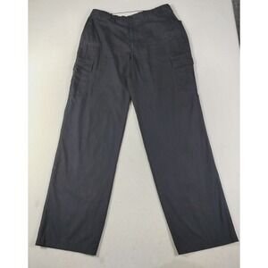 WearGuard Cargo Pants Men 38 Black Relaxed Fit Workwear Utility Ripstop Tactical